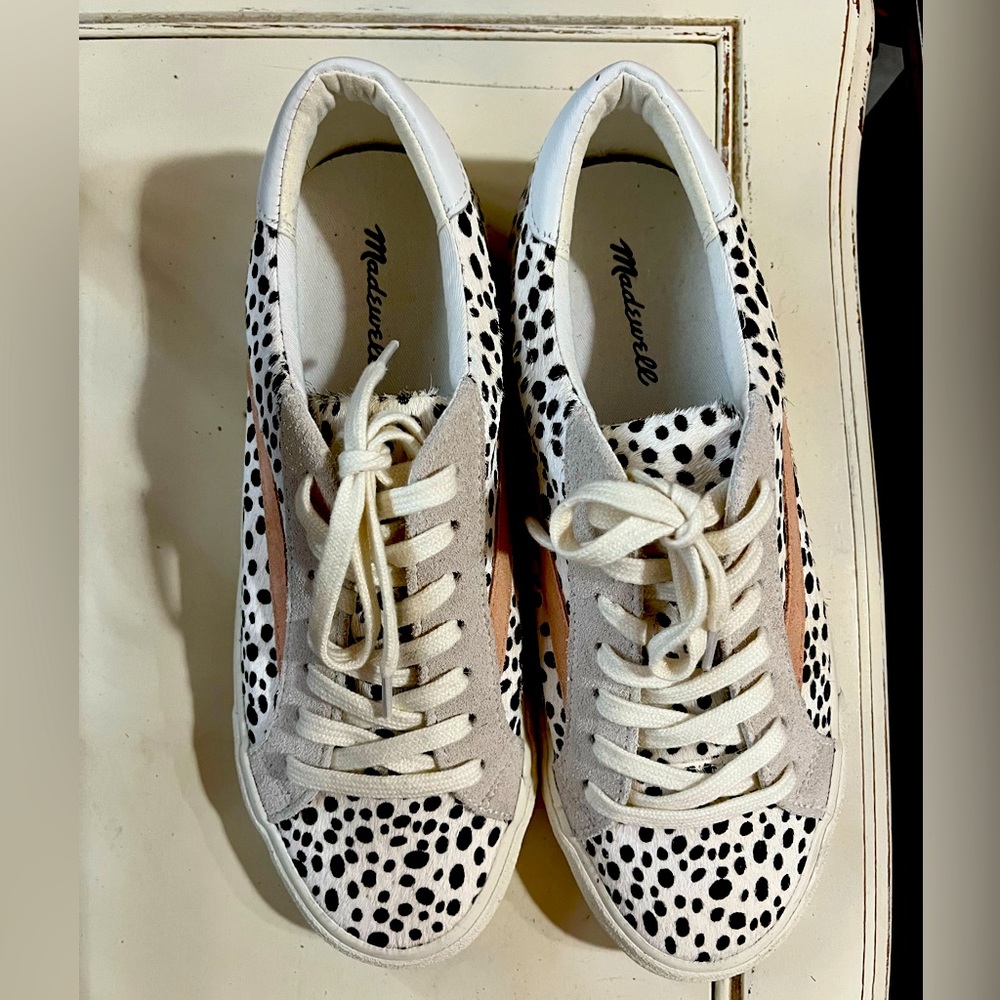 MADEWELL Women's Multicolor Sidewalk Low-Top Sneakers SIZE 8 AH738